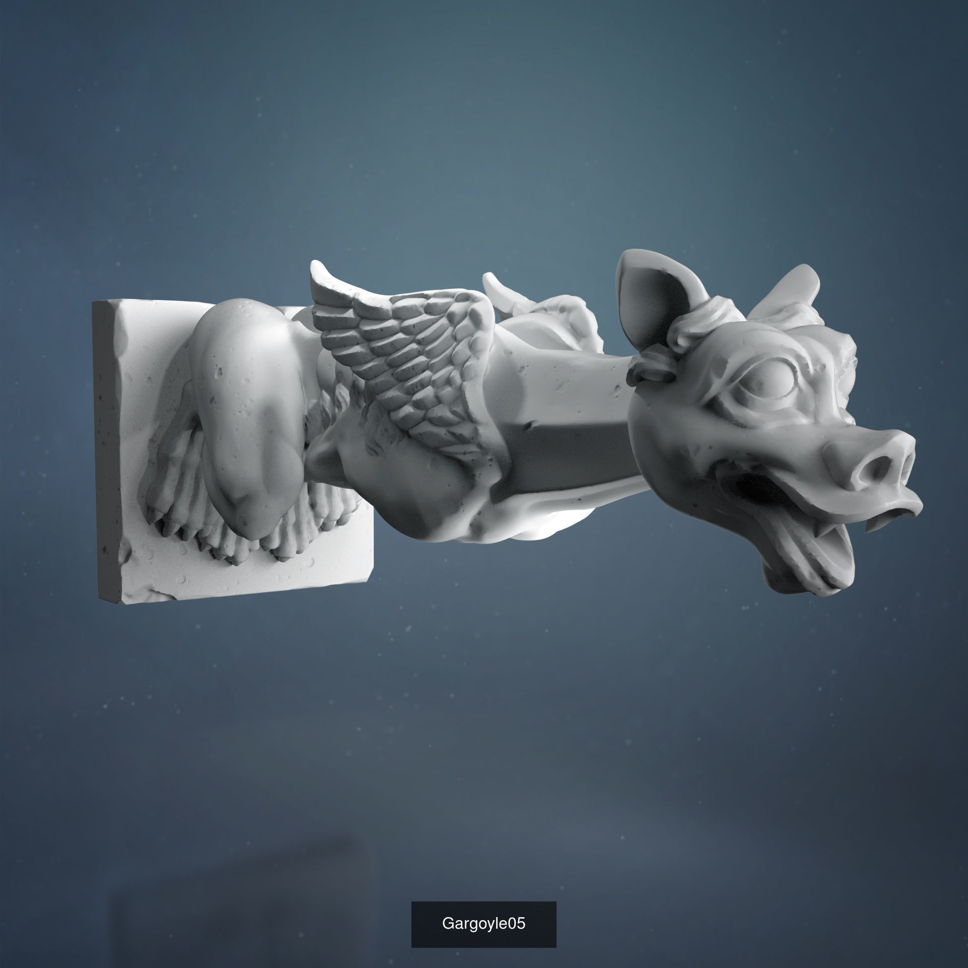 Gargoyles 3D Print Collection _5
