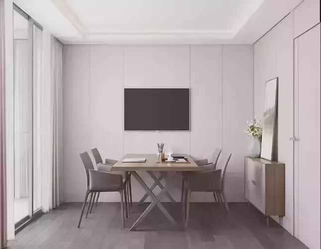 Home Office Free 3D model