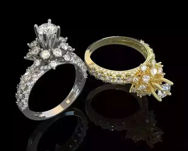 Women diamond ring  Style Luxury Diamond R03