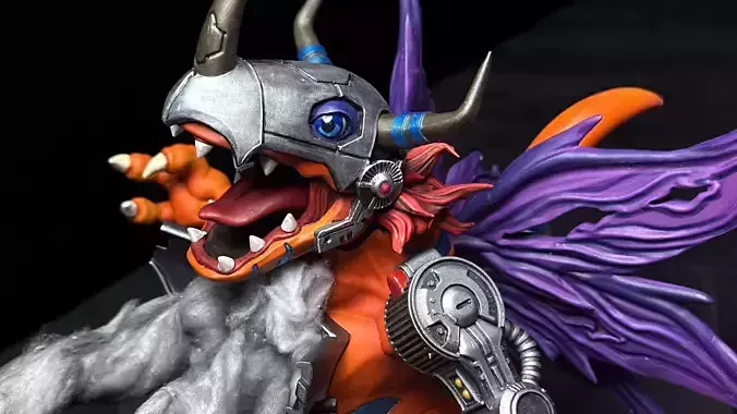 MetalGreymon 3D print model