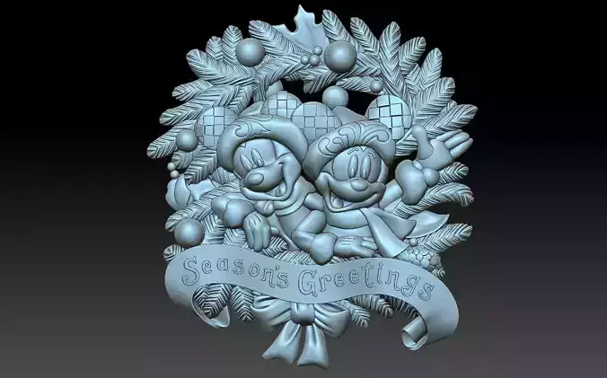 Season greetings  3D print model