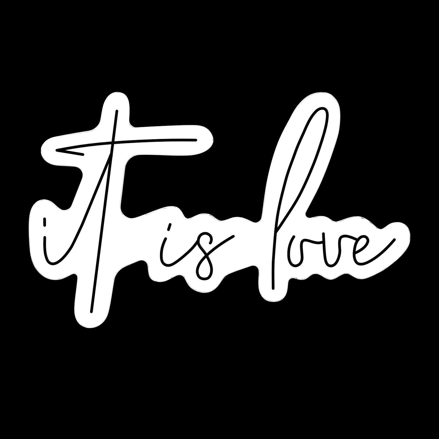 It Is Love Neon Sign 3D model_4