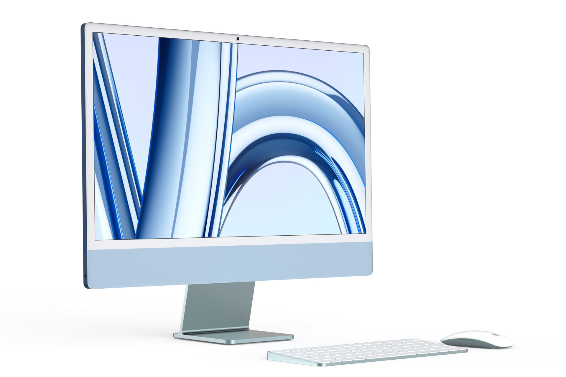 Apple iMac 2023 All Colors 3D model_10