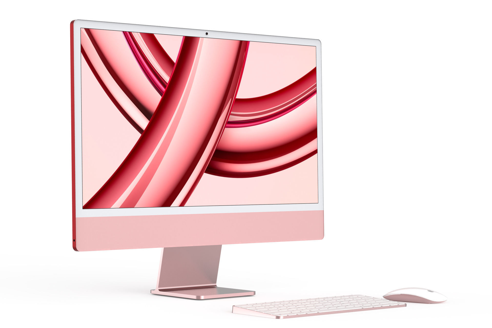 Apple iMac 2023 All Colors 3D model_11