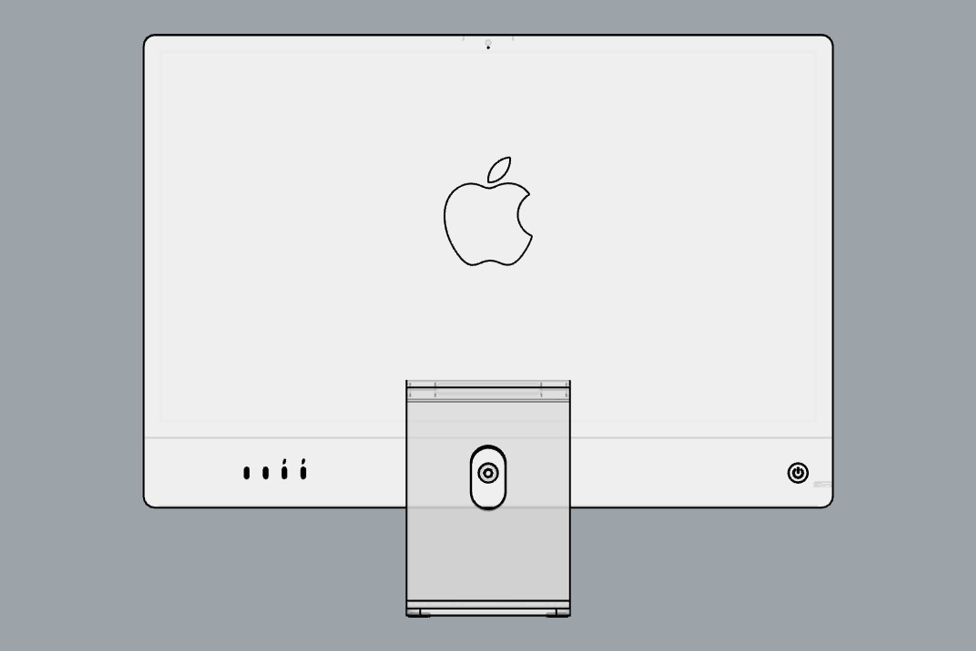 Apple iMac 2023 All Colors 3D model_17