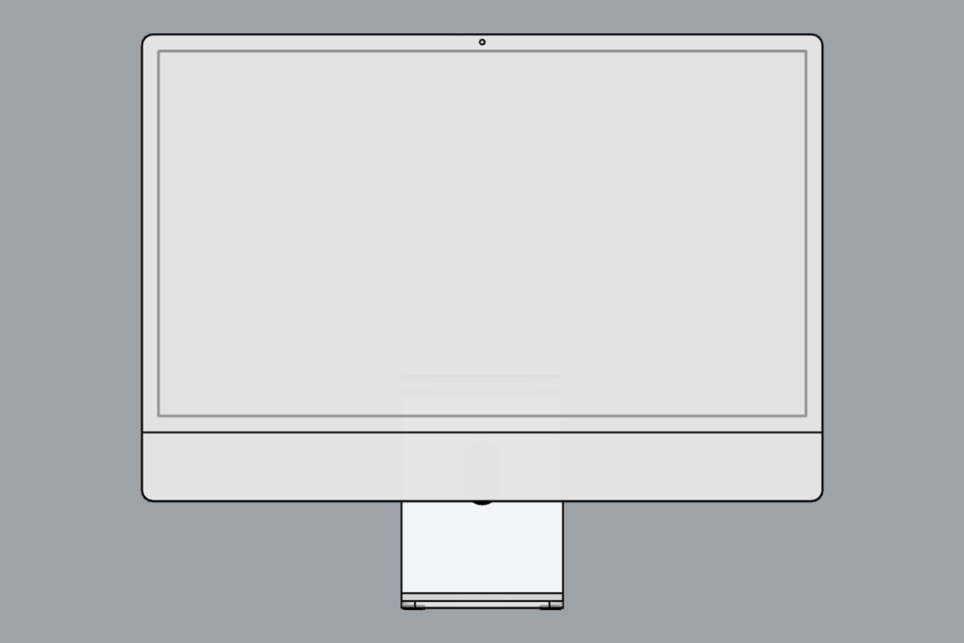 Apple iMac 2023 All Colors 3D model_16