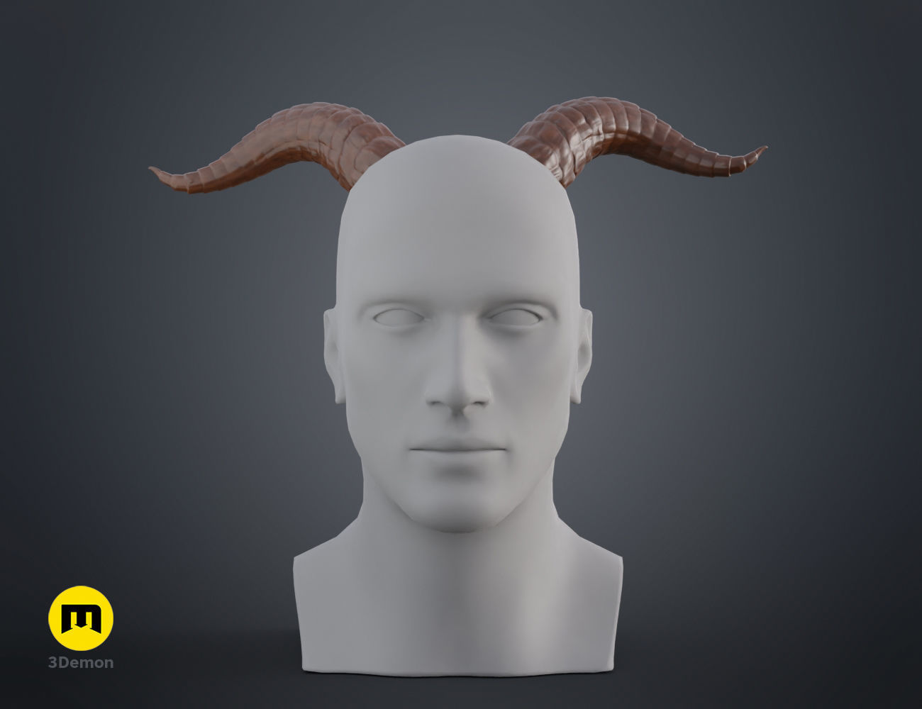 Beauty and the Beast horns 3D print model_15