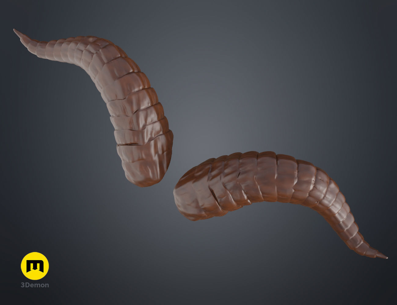 Beauty and the Beast horns 3D print model_13