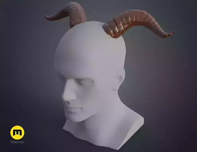 Beauty and the Beast horns 3D print model Beauty and the Beast horns 3D print model