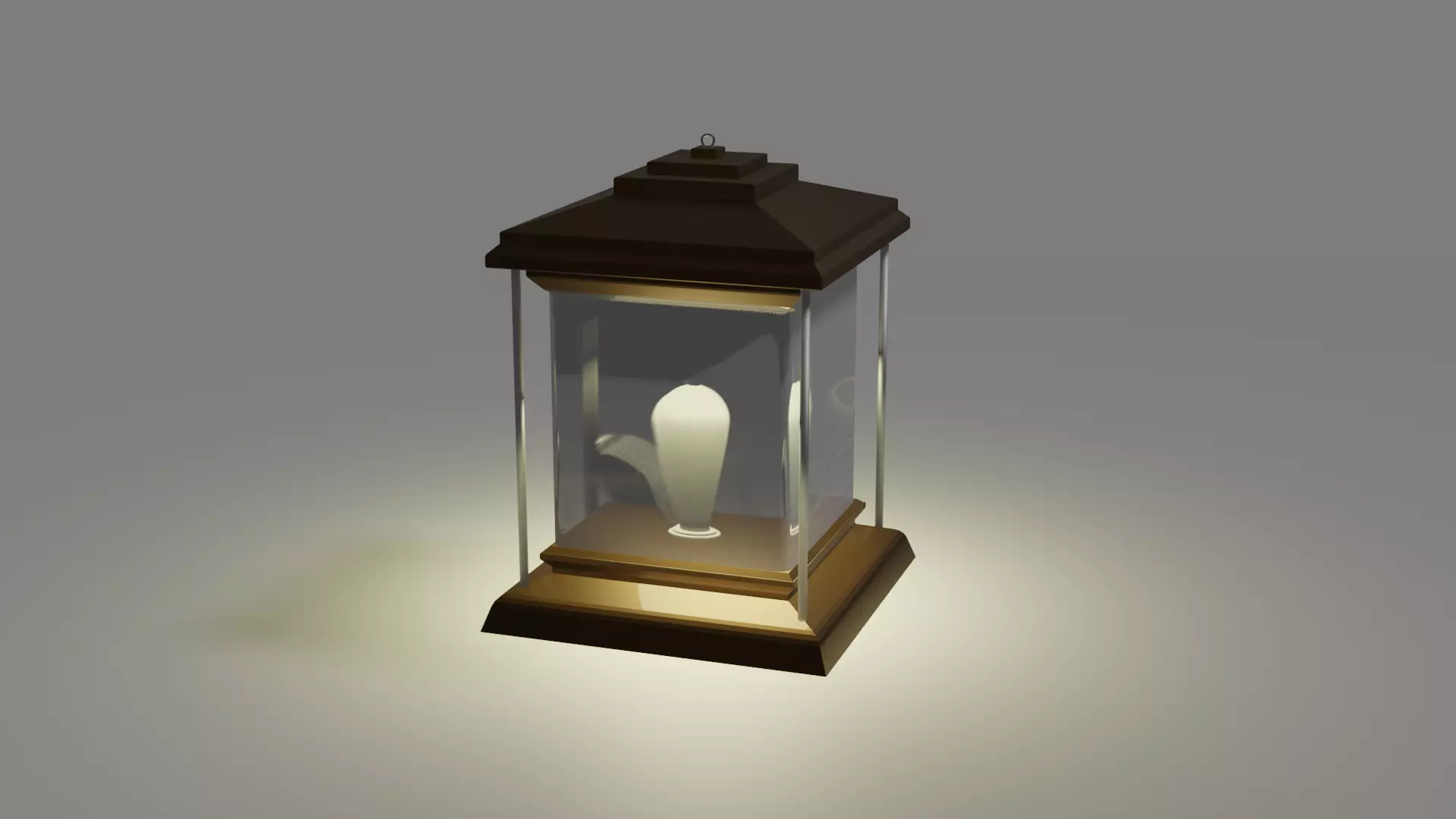 Lantern Light Model Free low-poly 3D model