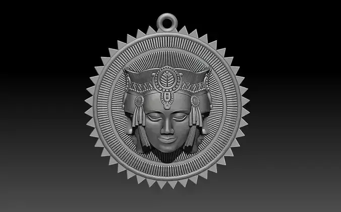 3D BRAHMA PENDANT 3D print model
