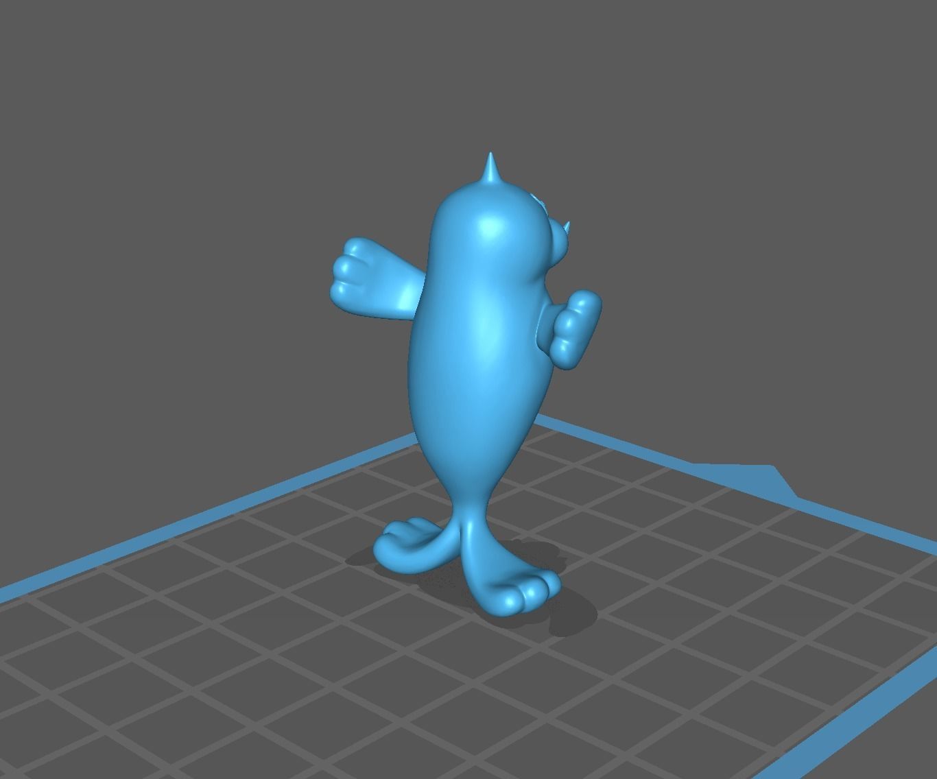 Seel and Dewgong presupported pokemon 3D print model 3D print model_20