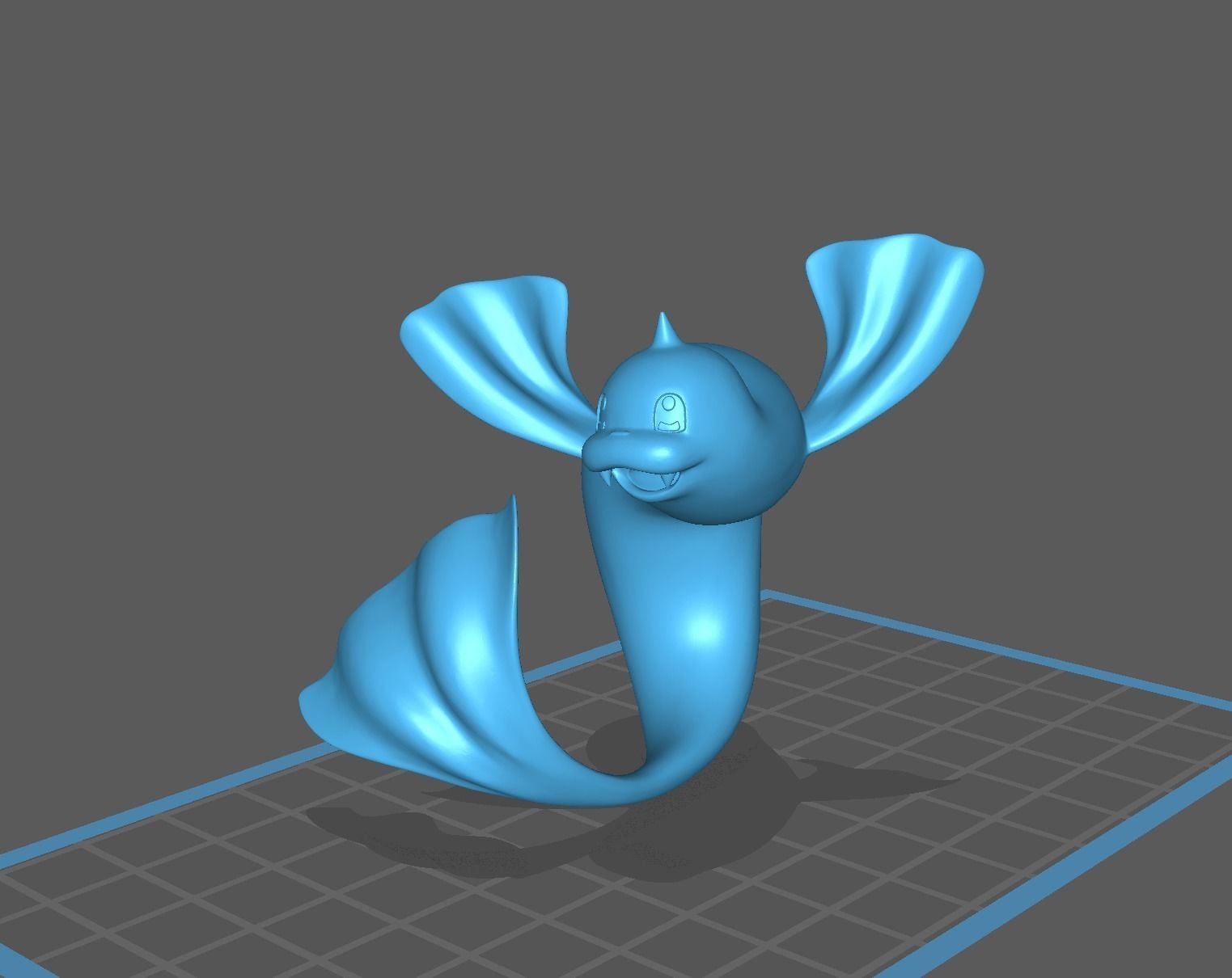 Seel and Dewgong presupported pokemon 3D print model 3D print model_25