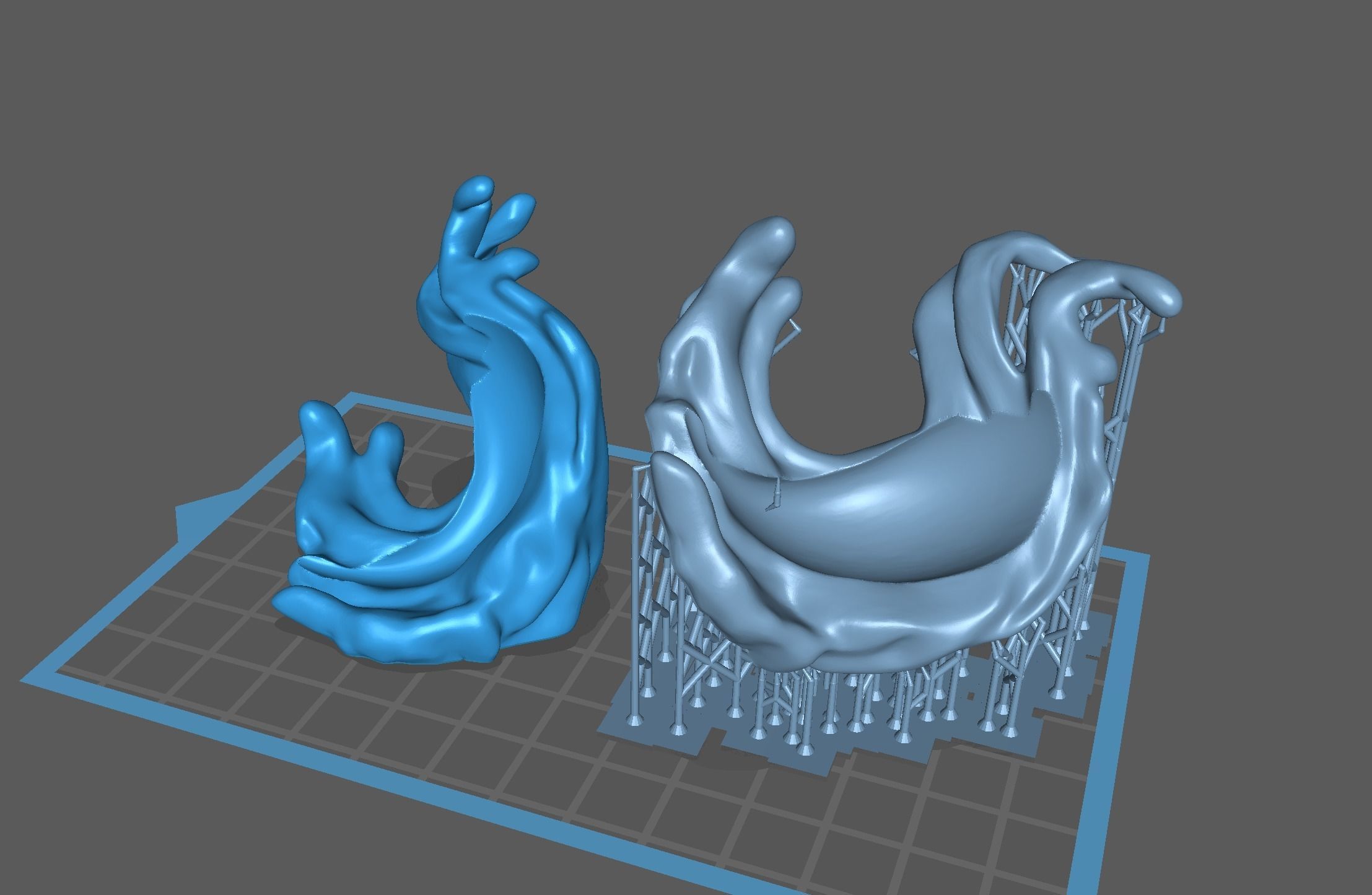 Seel and Dewgong presupported pokemon 3D print model 3D print model_23