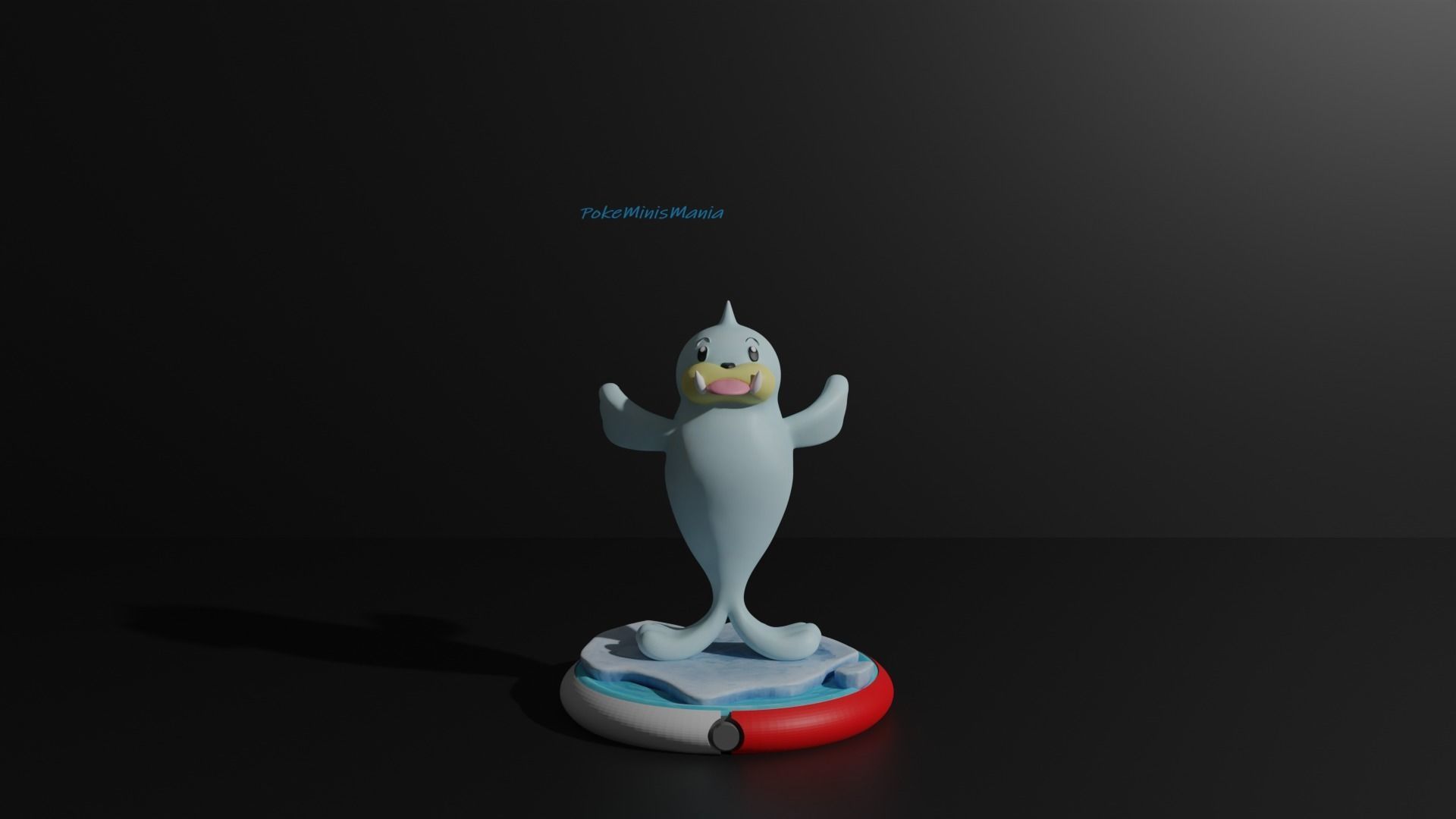 Seel and Dewgong presupported pokemon 3D print model 3D print model_1