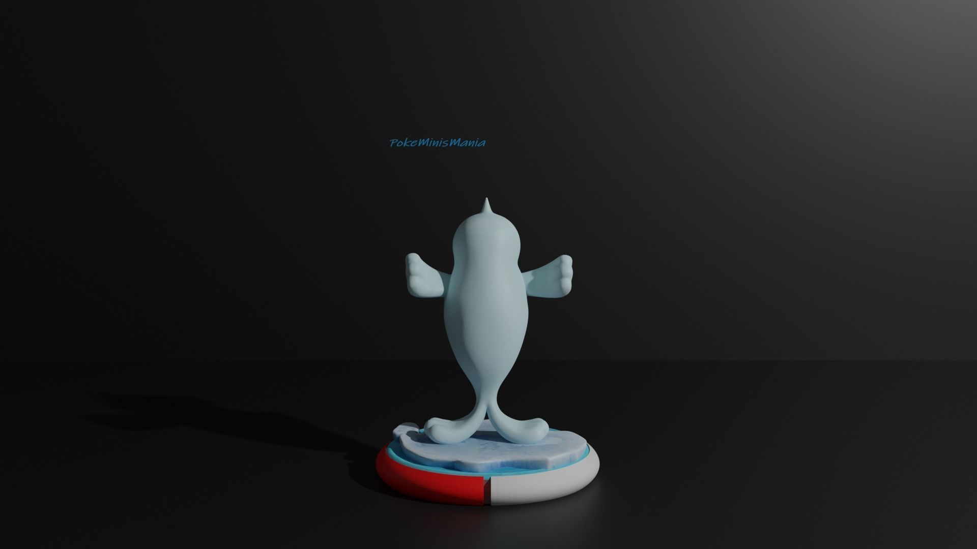 Seel and Dewgong presupported pokemon 3D print model 3D print model_4