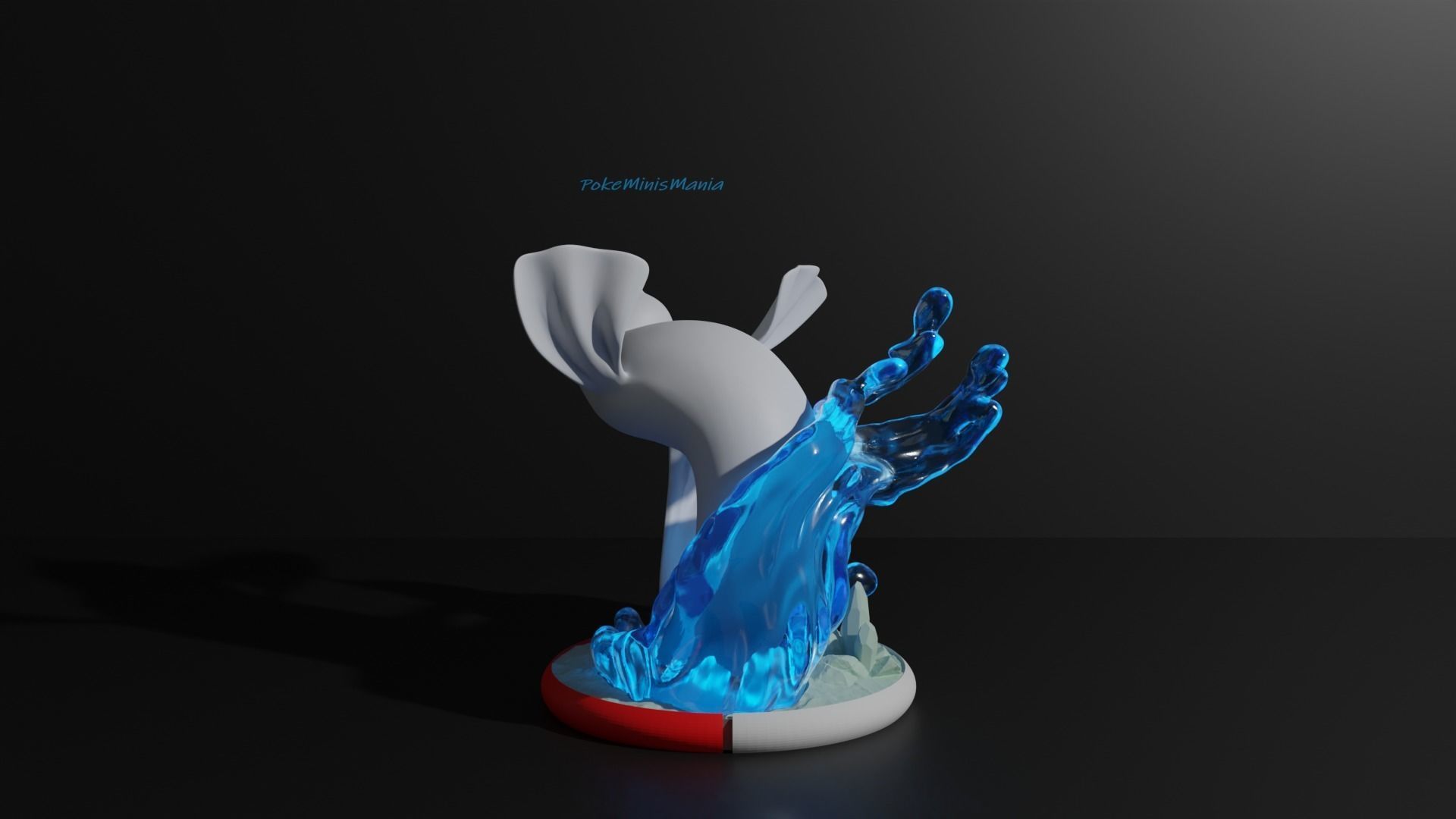 Seel and Dewgong presupported pokemon 3D print model 3D print model_8