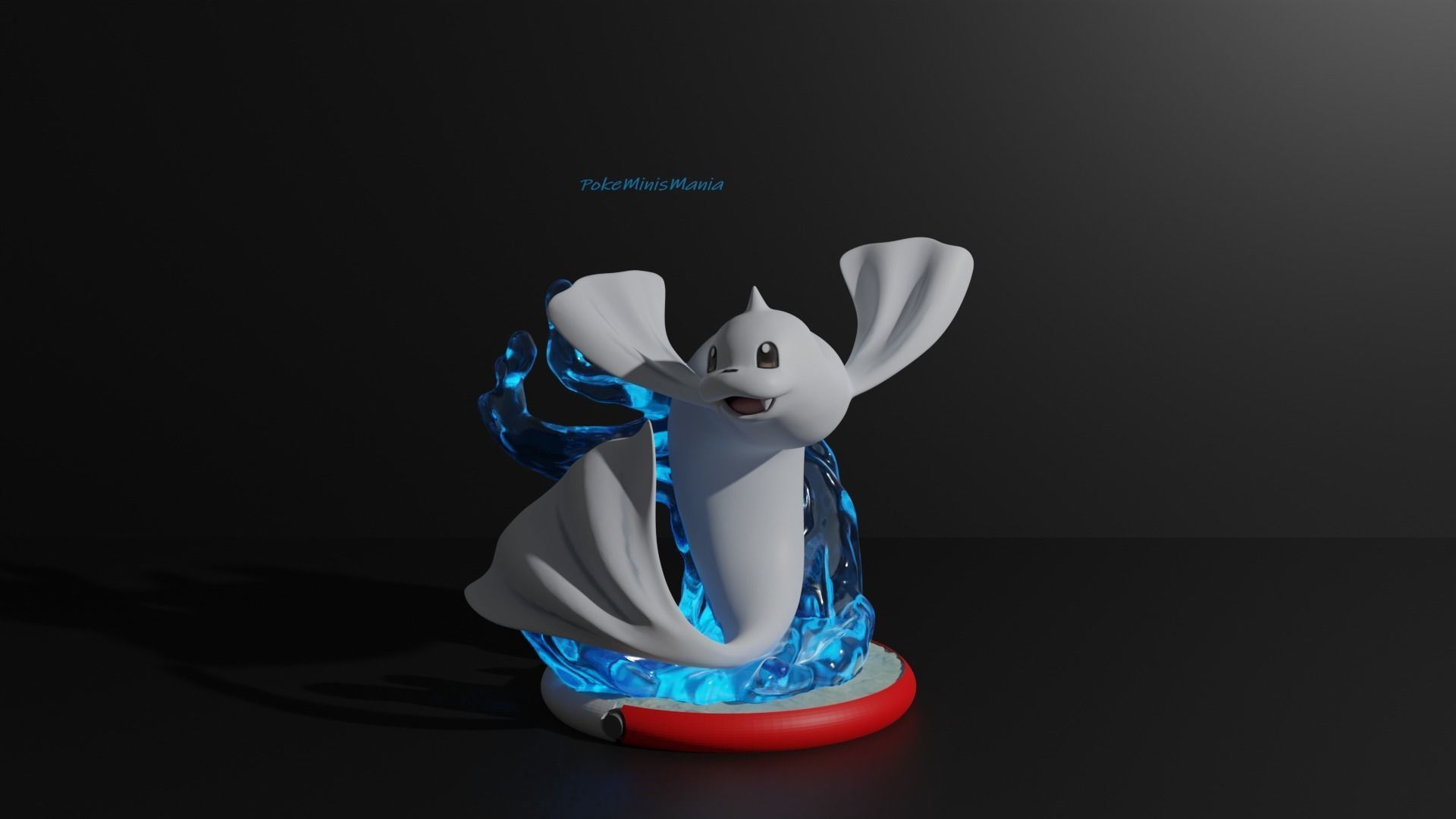 Seel and Dewgong presupported pokemon 3D print model 3D print model_6