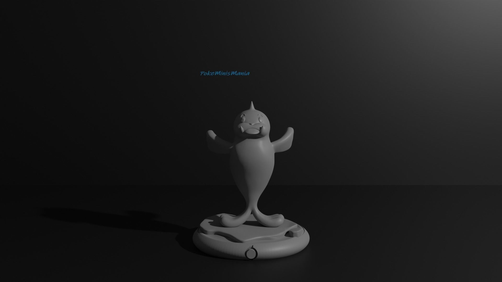Seel and Dewgong presupported pokemon 3D print model 3D print model_9