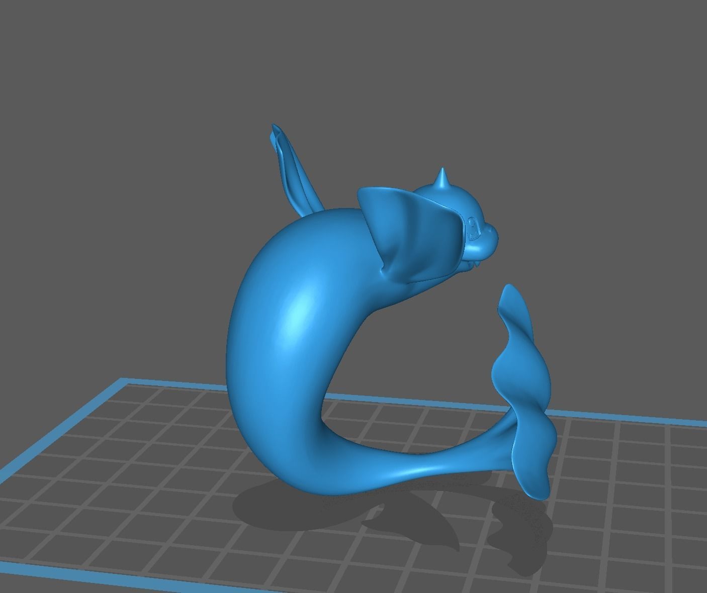 Seel and Dewgong presupported pokemon 3D print model 3D print model_28