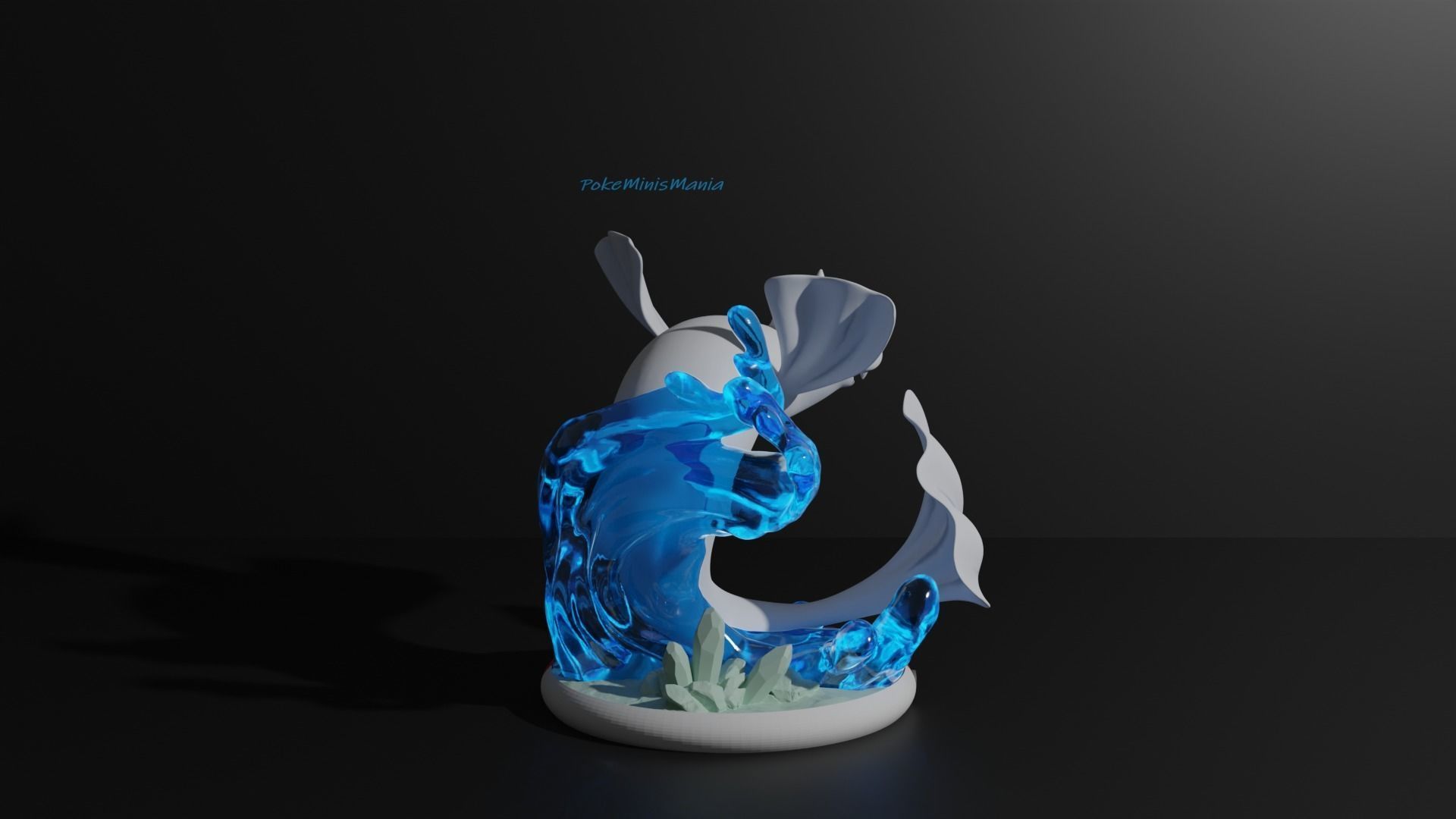Seel and Dewgong presupported pokemon 3D print model 3D print model_7