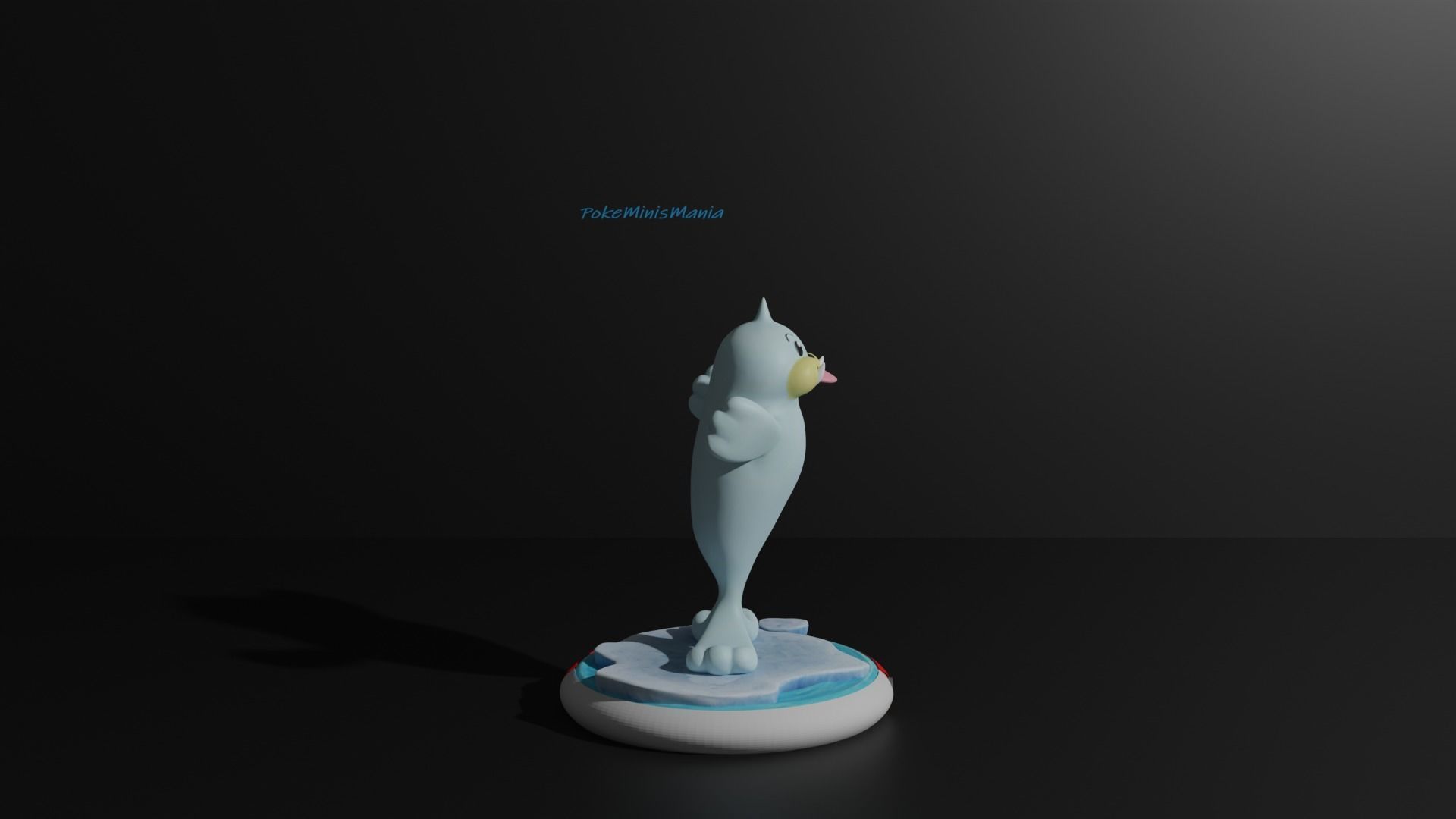 Seel and Dewgong presupported pokemon 3D print model 3D print model_3
