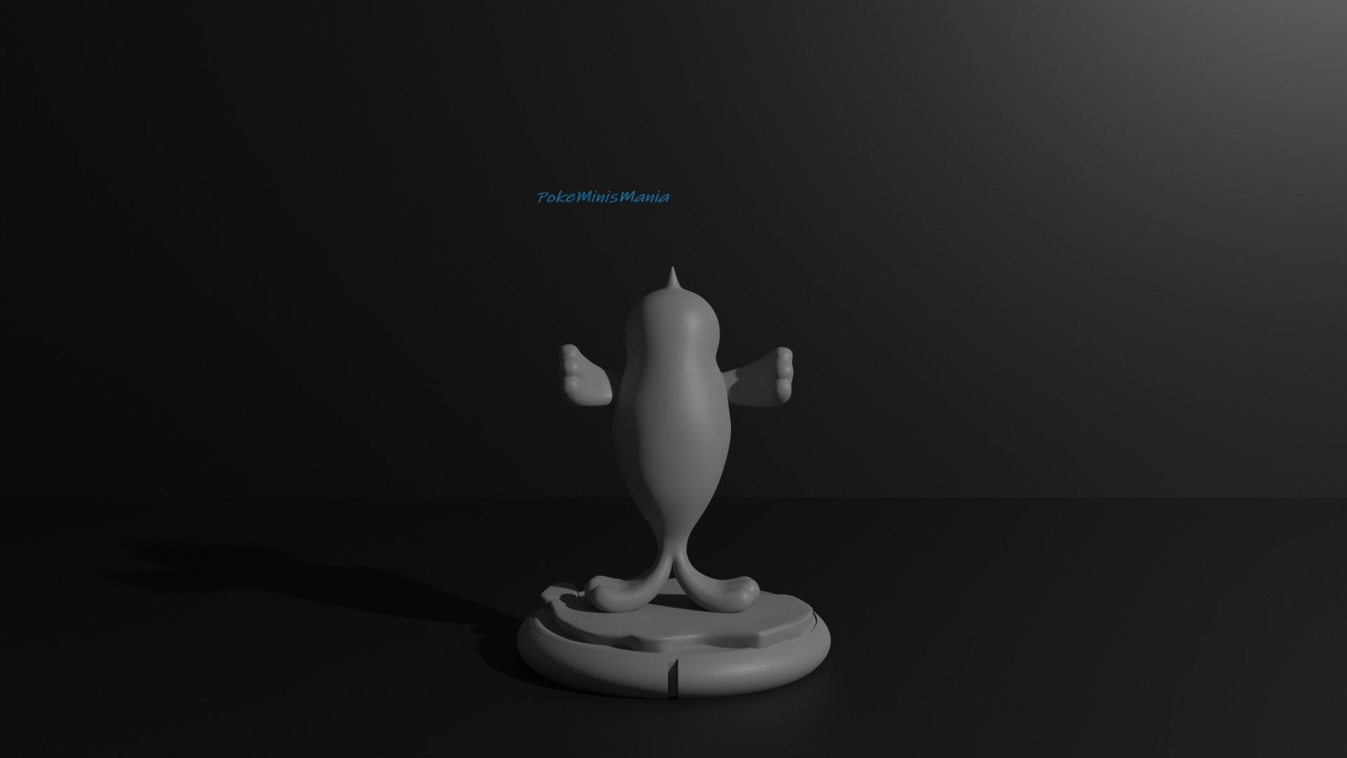 Seel and Dewgong presupported pokemon 3D print model 3D print model_12