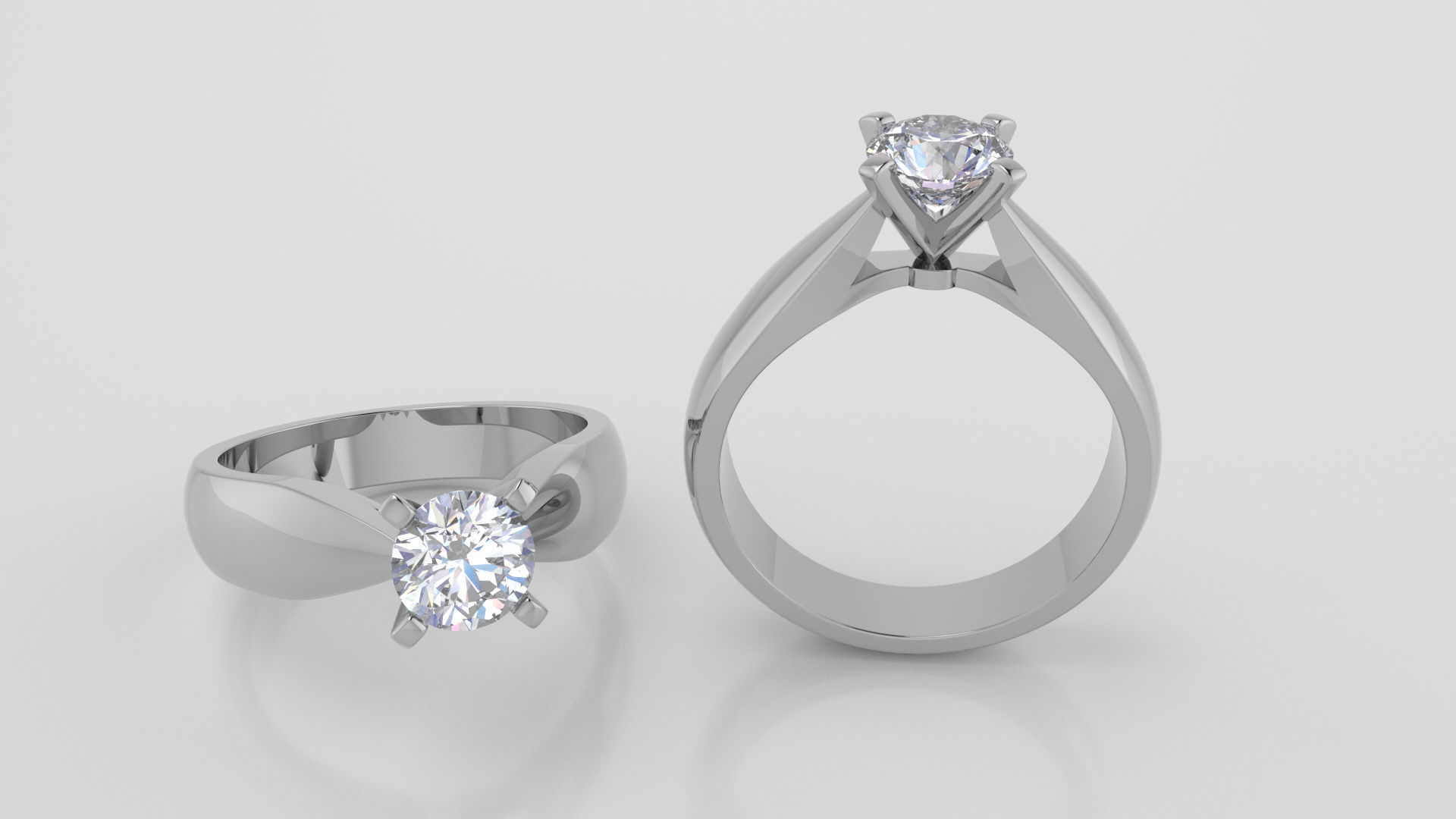 Round 0-75-CT Quarter Round Profile Shank Width 4mm 3D print model_2