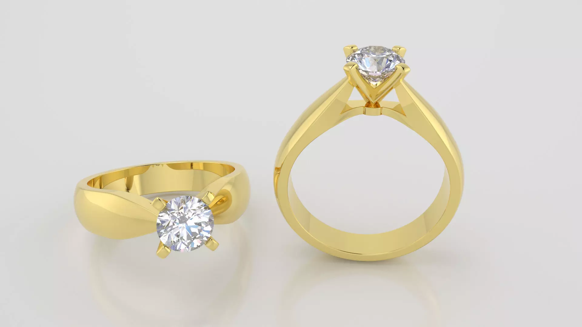 Round 0-75-CT Quarter Round Profile Shank Width 4mm 3D print model_0