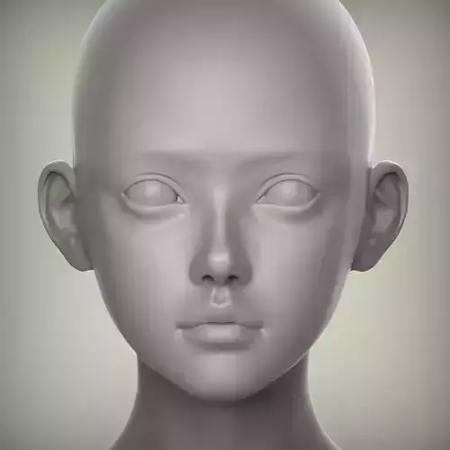 28 3D HEAD FACE FEMALE CHARACTER WOMEN TEENAGER PORTRAIT DOLL 3D model 28 3D HEAD FACE FEMALE CHARACTER WOMEN TEENAGER PORTRAIT DOLL 3D model