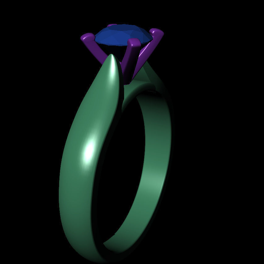 Round 0-75-CT Quarter Round Profile Shank Width 2-90mm 3D print model_15