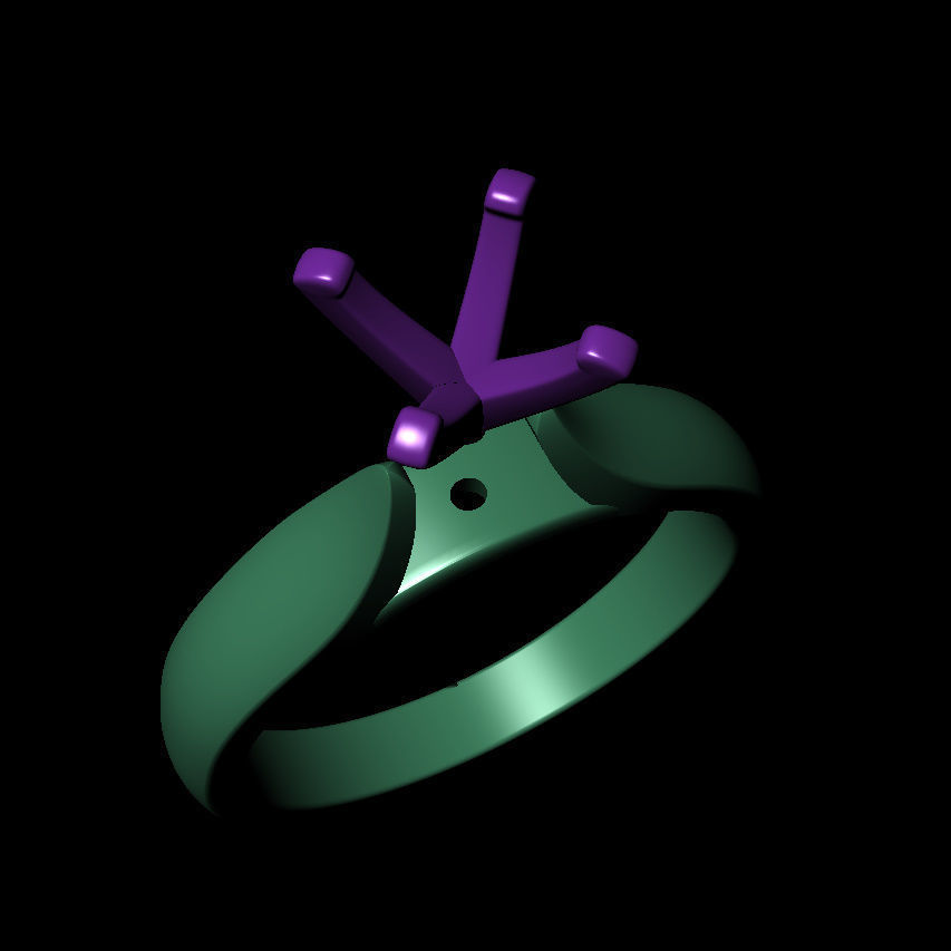 Round 0-75-CT Quarter Round Profile Shank Width 2-90mm 3D print model_8