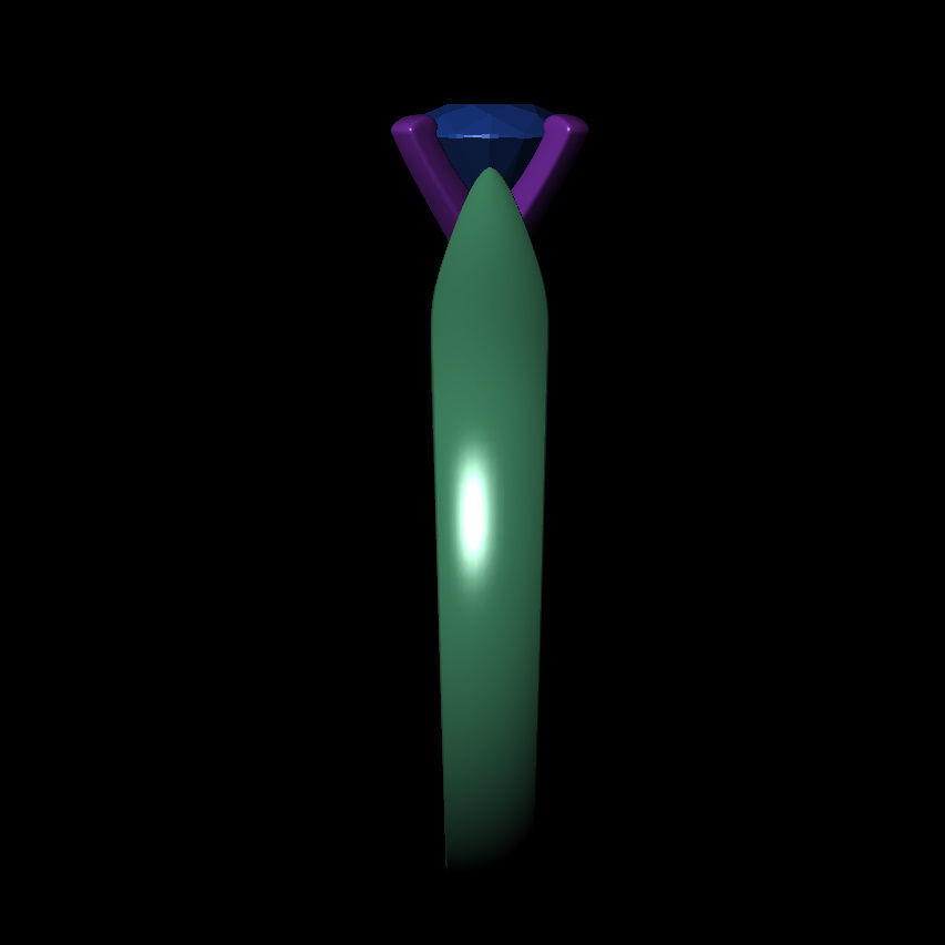 Round 0-75-CT Quarter Round Profile Shank Width 2-90mm 3D print model_11