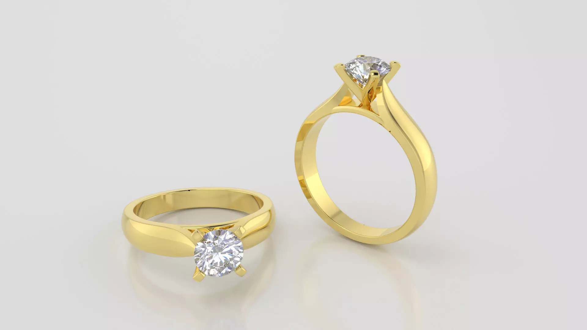 Round 0-75-CT Quarter Round Profile Shank Width 2-90mm 3D print model_0