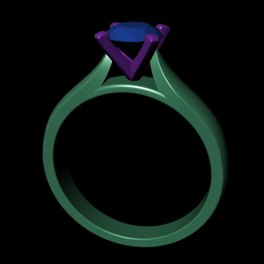 Round 0-75-CT Quarter Round Profile Shank Width 2-90mm 3D print model_12