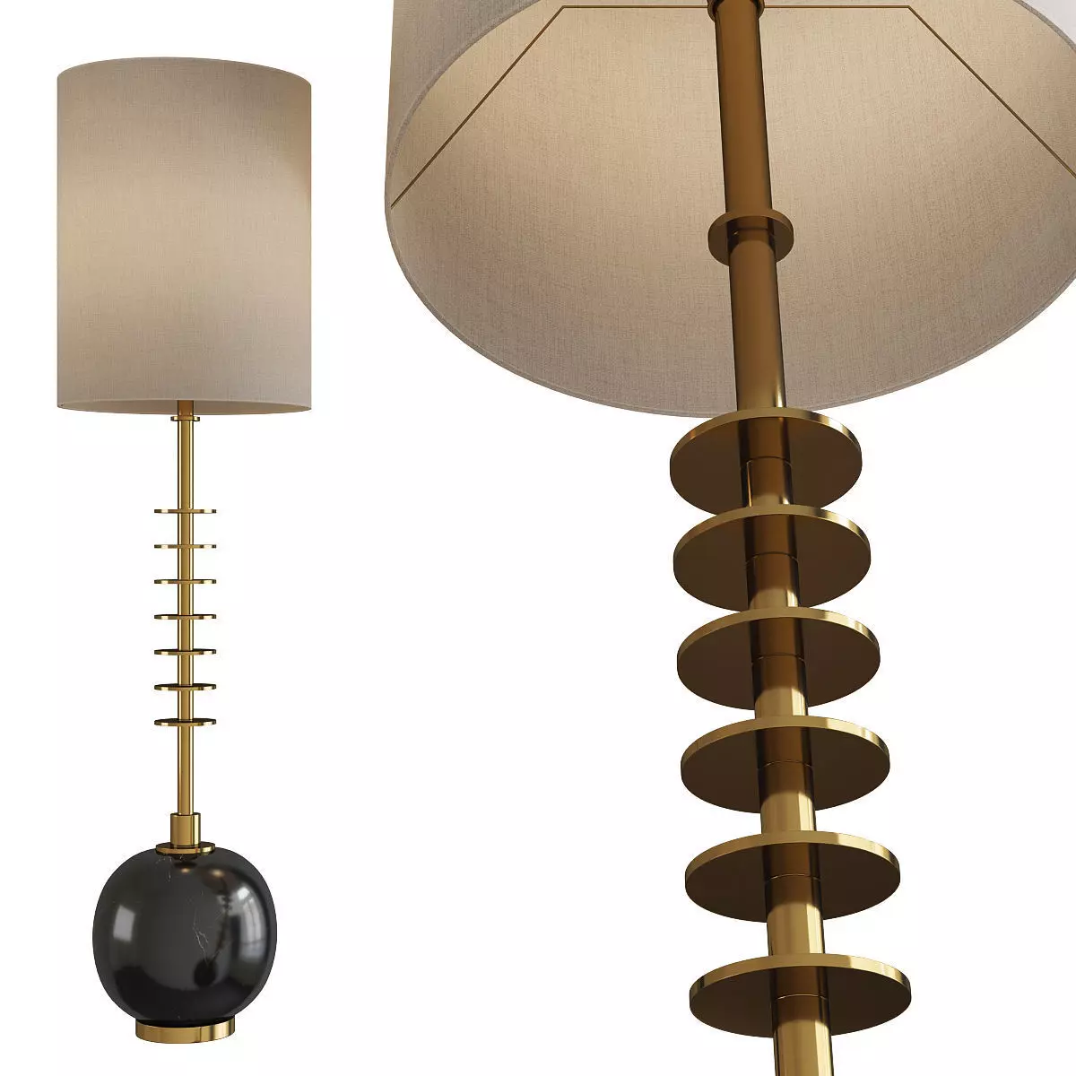 Cyan Design Sheridan Table Lamp Low-poly 3D model