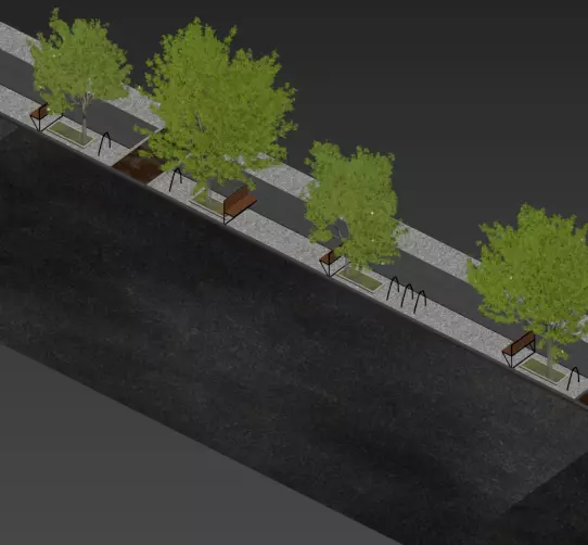 Berlin Full Street file Free 3D model