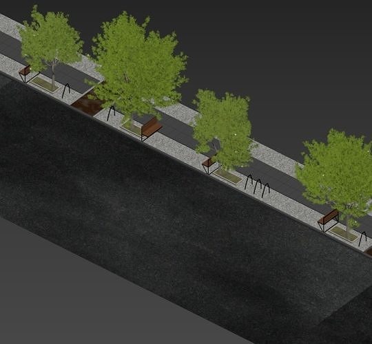 Berlin Full Street file Free 3D model