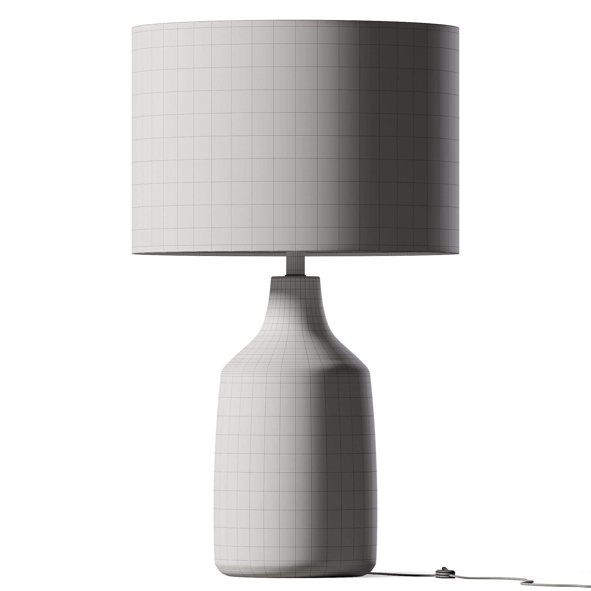 Lockwood Concrete Table Lamp 3D model_1