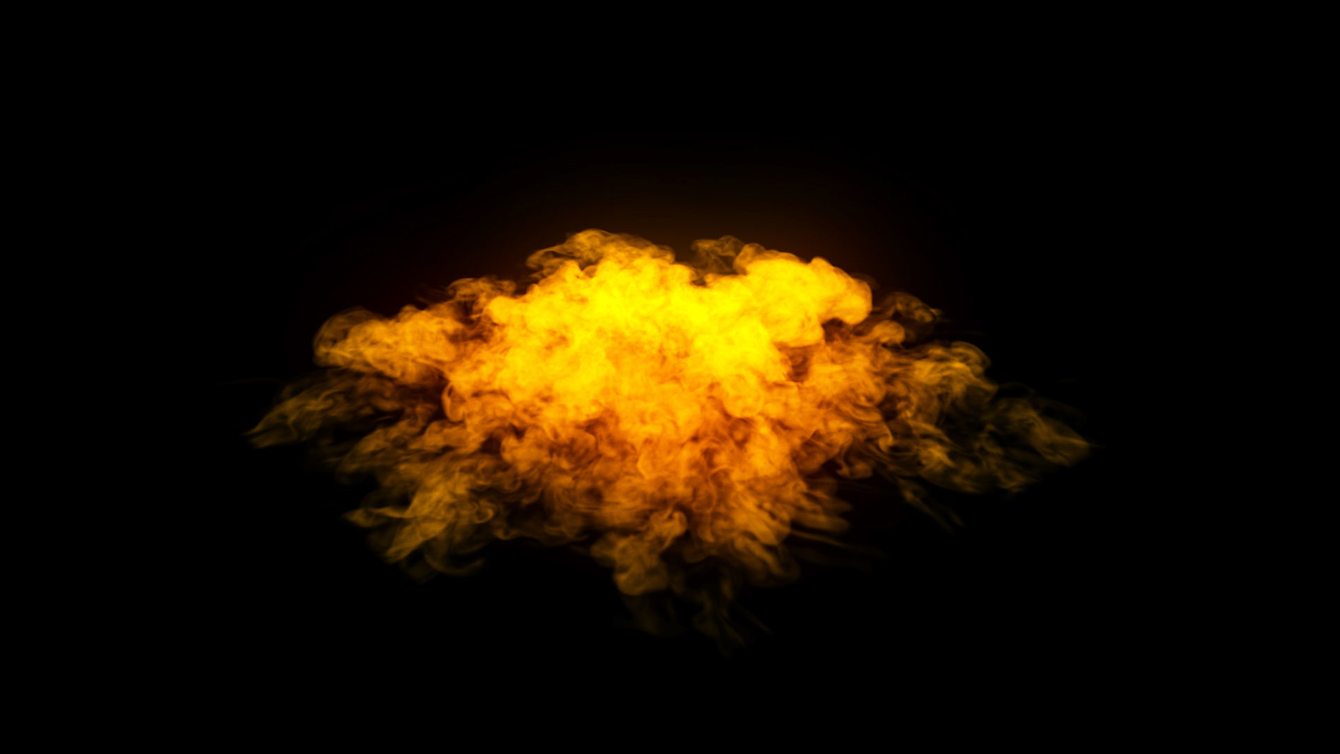 flame fire sea burning fire tornado wall of fire blast 3D model_4