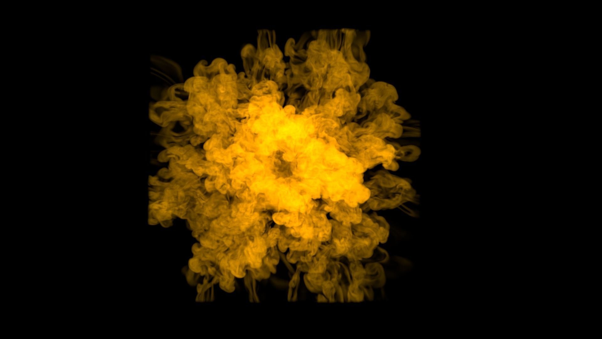 flame fire sea burning fire tornado wall of fire blast 3D model_7