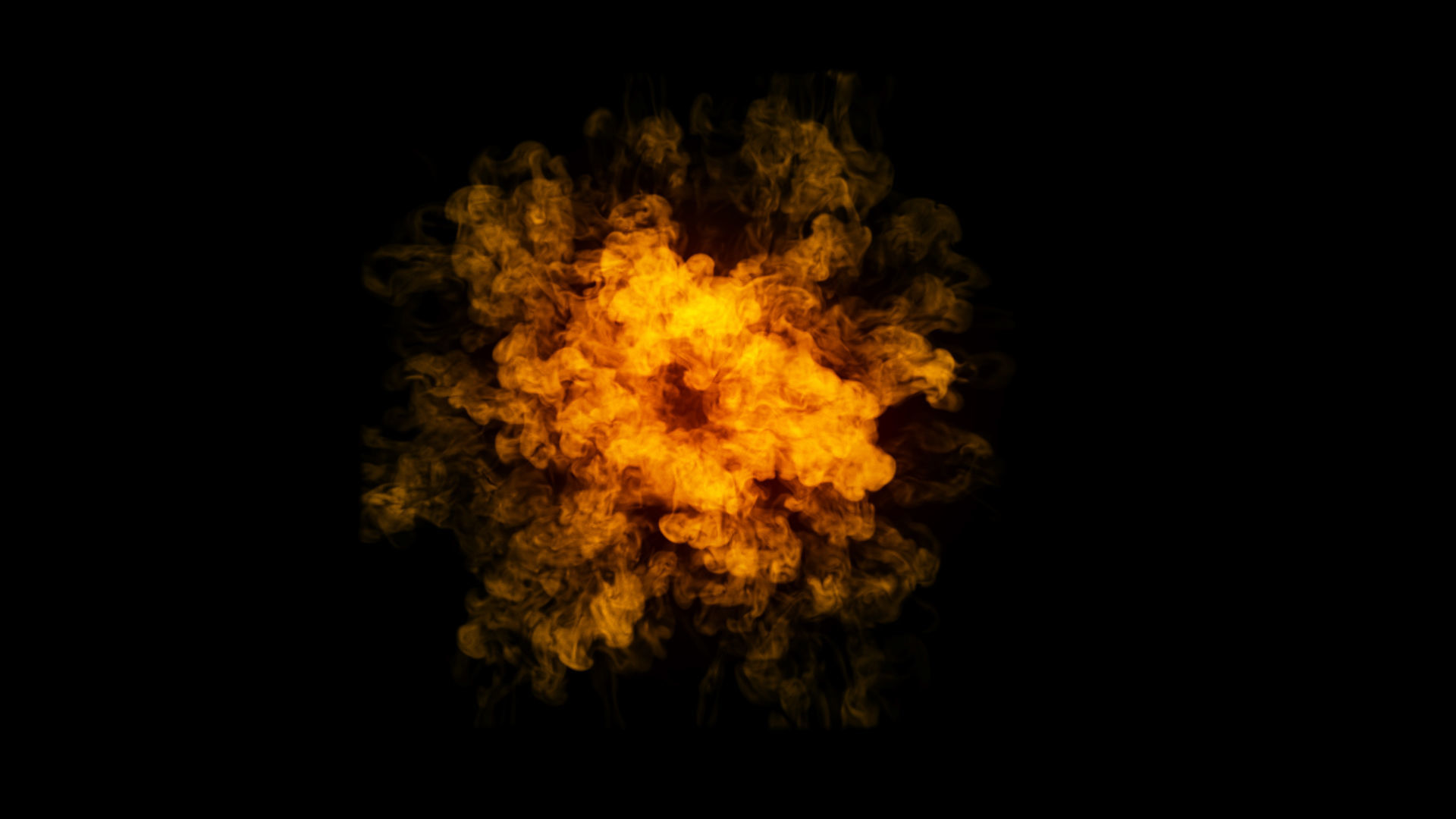flame fire sea burning fire tornado wall of fire blast 3D model_5