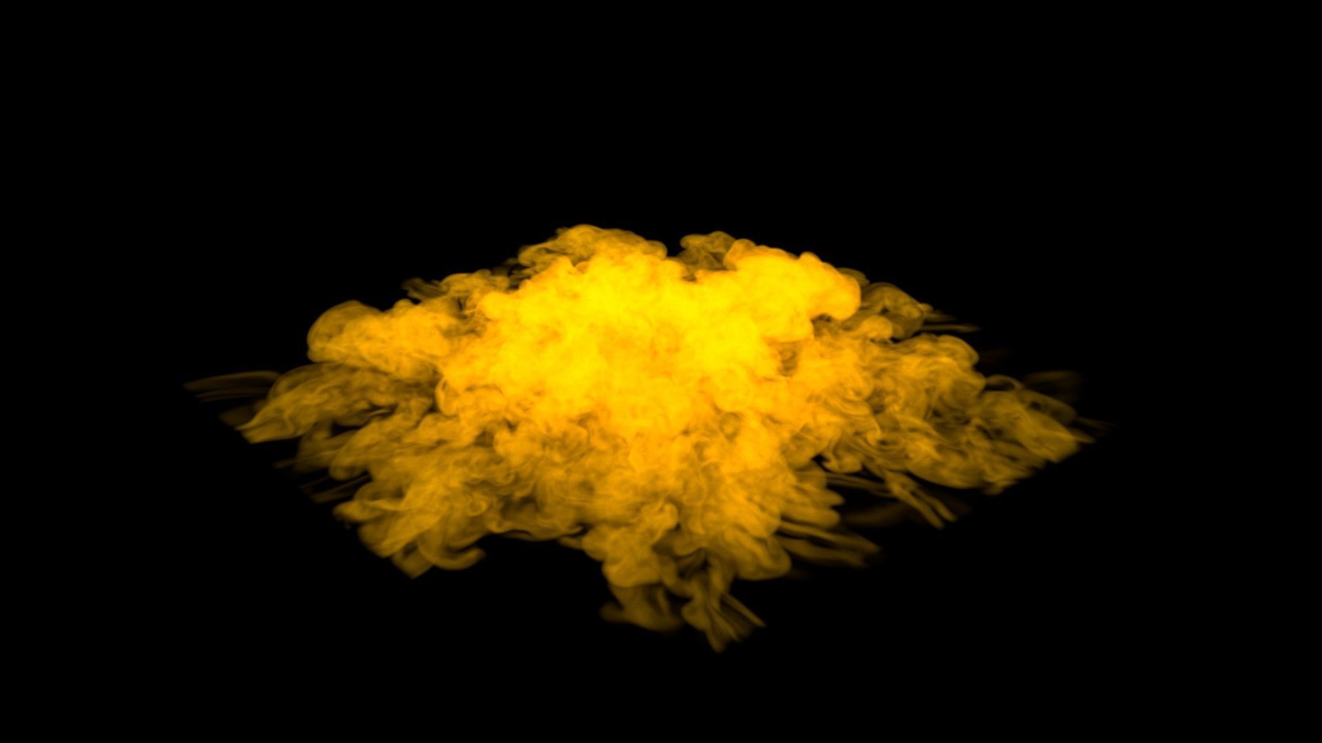 flame fire sea burning fire tornado wall of fire blast 3D model_6