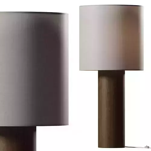 Post floor lamp
