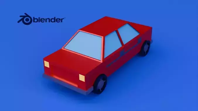 Low poly car