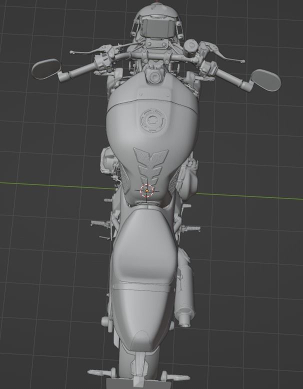 Yamaha XSR900 3D model_1