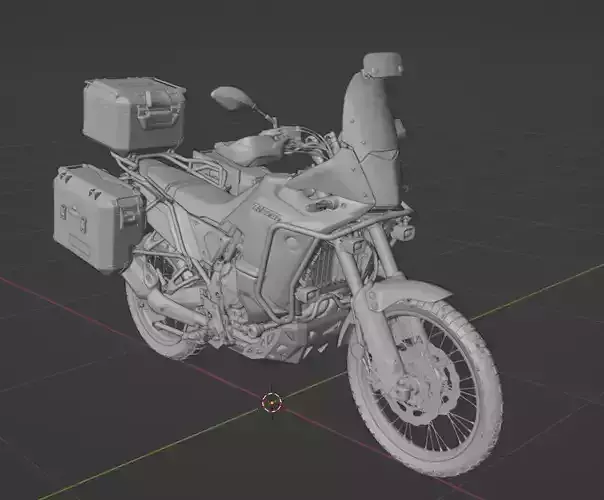 yamaha tenere xt700 3D model