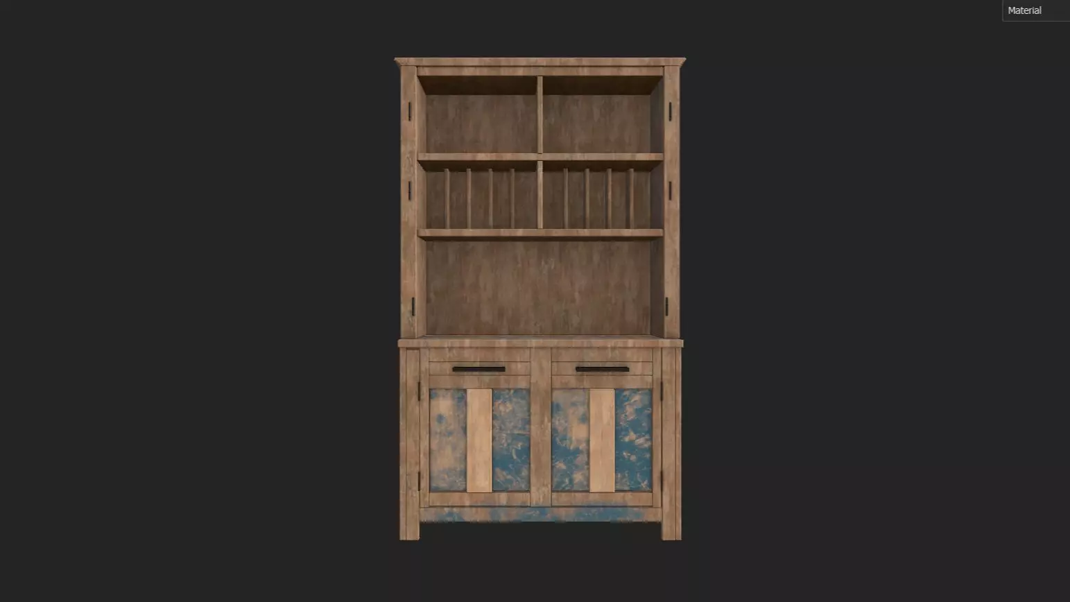 bar cabinet 3D model_0