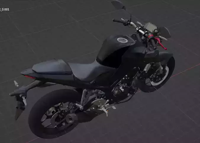 yamaha mt-03 3D model