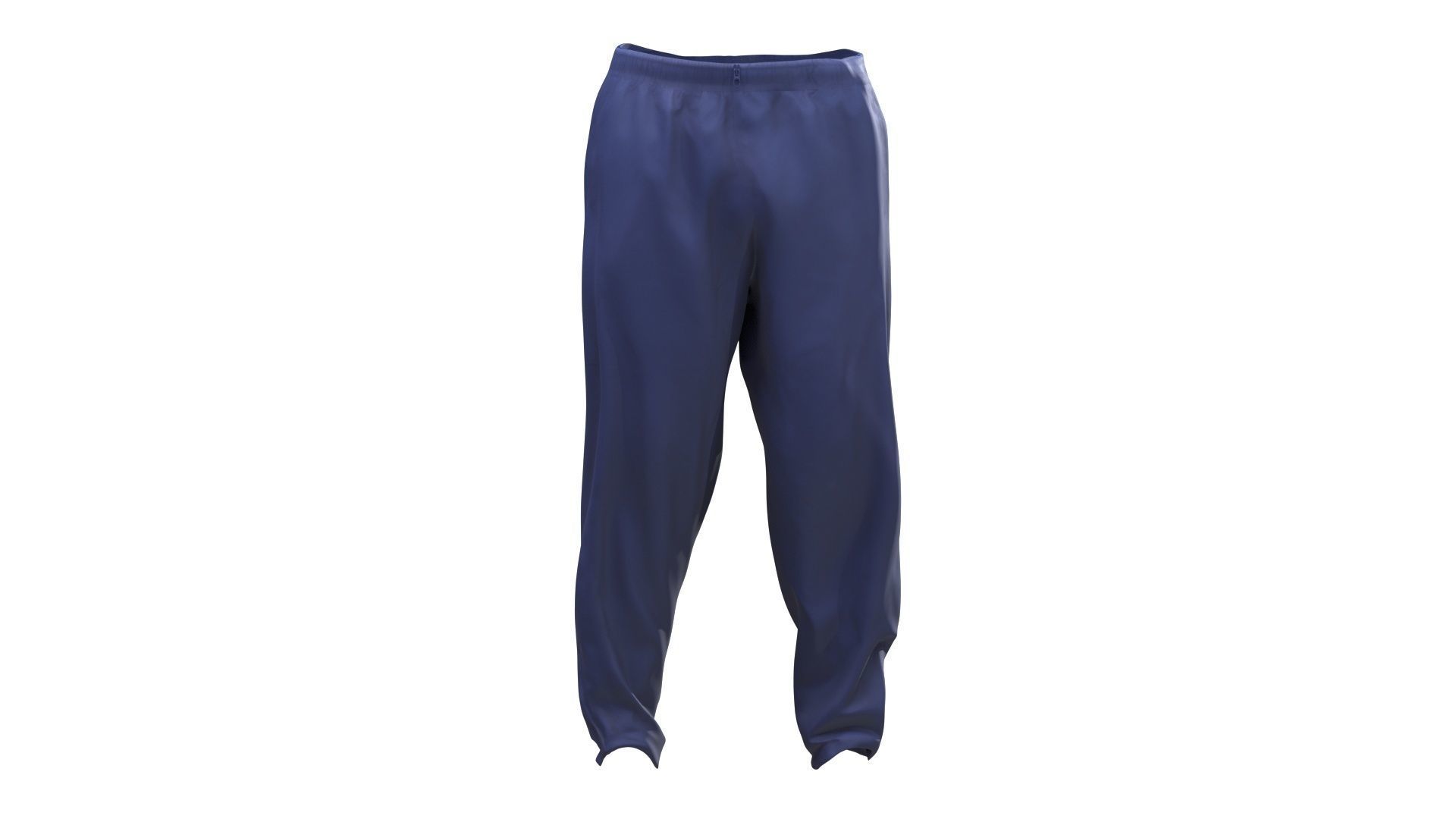 Sport Pants Low-poly 3D model_5